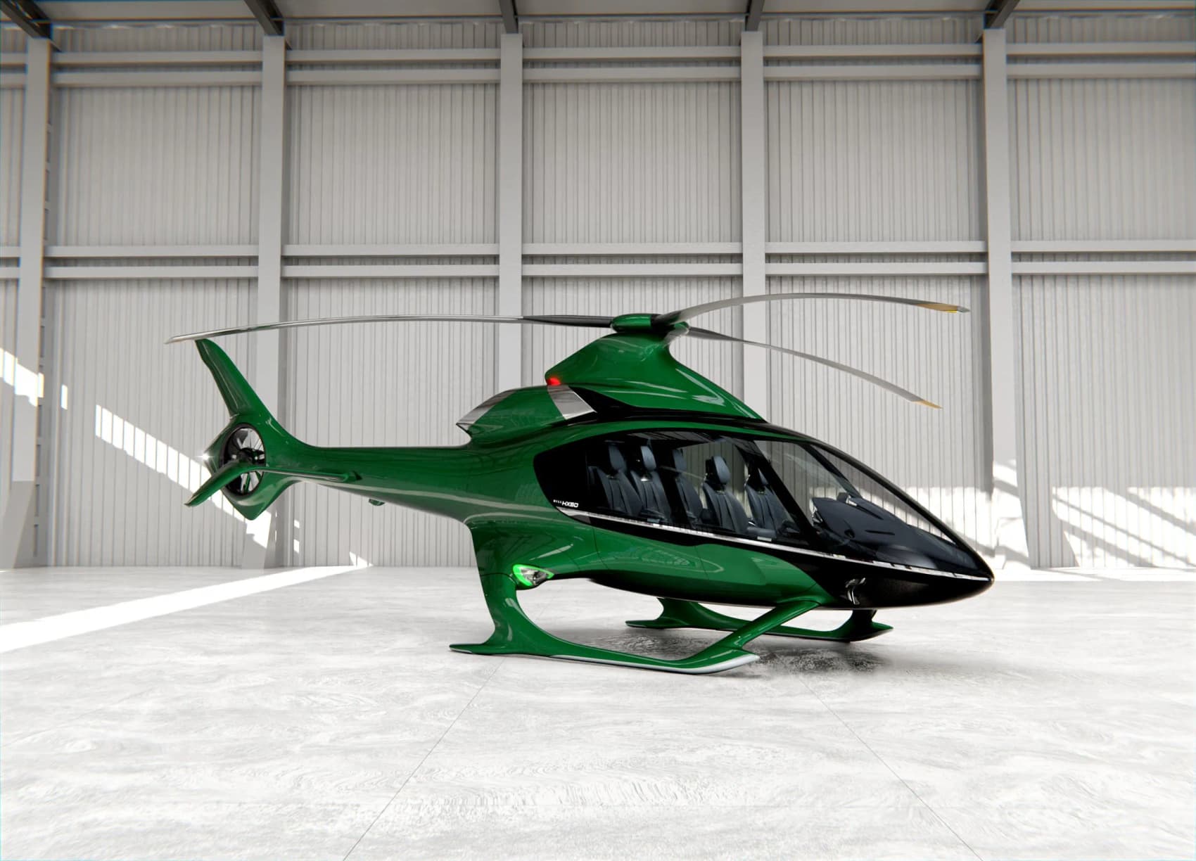 Hill Helicopters Model Green