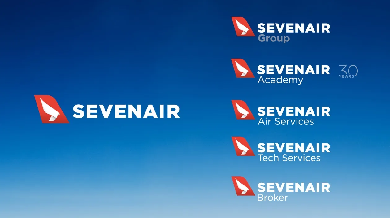 Sevenair Logo Variations